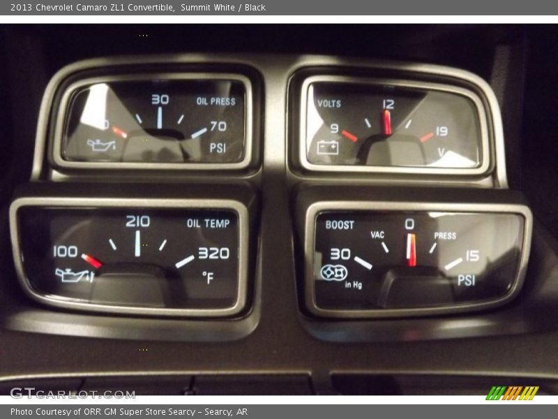  2013 Camaro ZL1 Convertible ZL1 Convertible Gauges