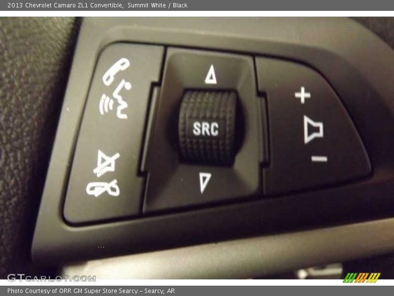 Controls of 2013 Camaro ZL1 Convertible