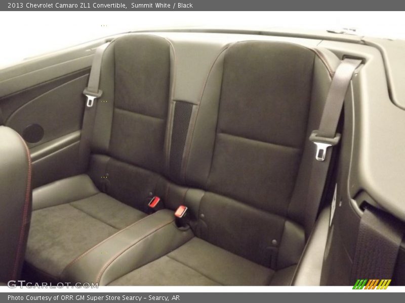 Rear Seat of 2013 Camaro ZL1 Convertible