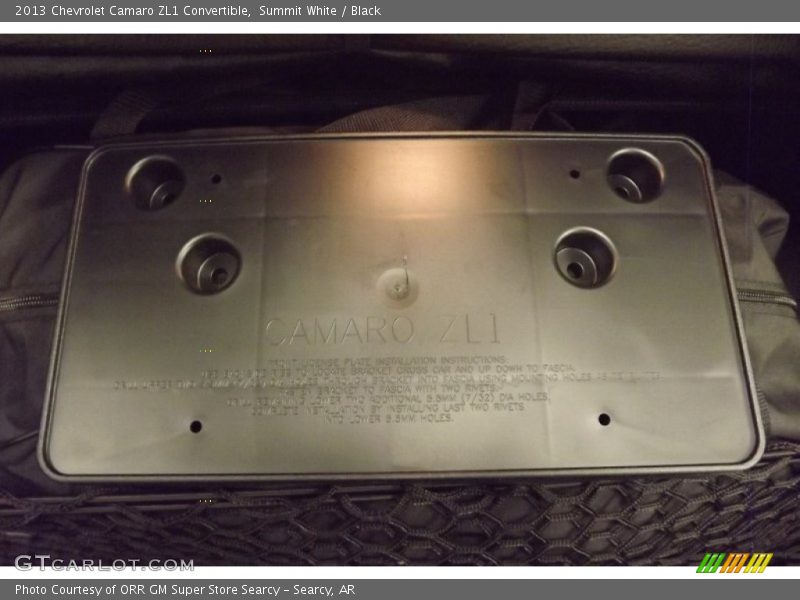 Summit White / Black 2013 Chevrolet Camaro ZL1 Convertible