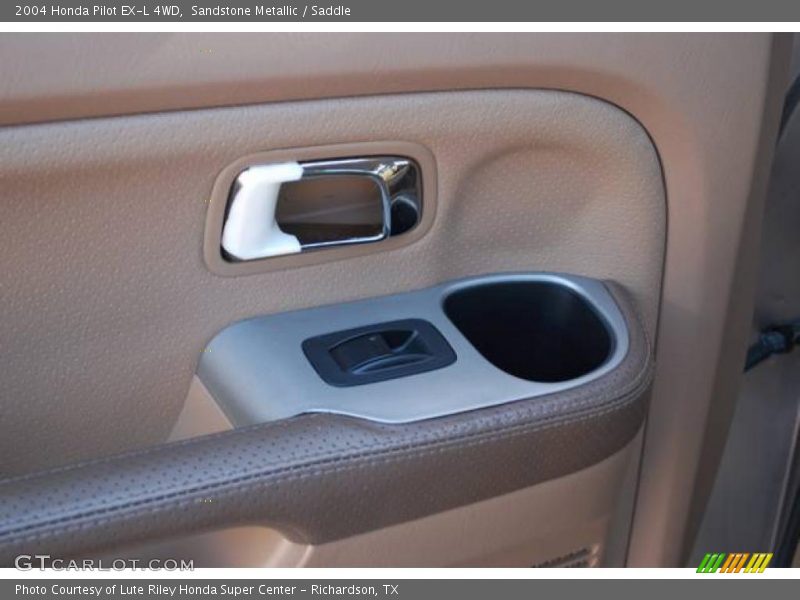 Sandstone Metallic / Saddle 2004 Honda Pilot EX-L 4WD
