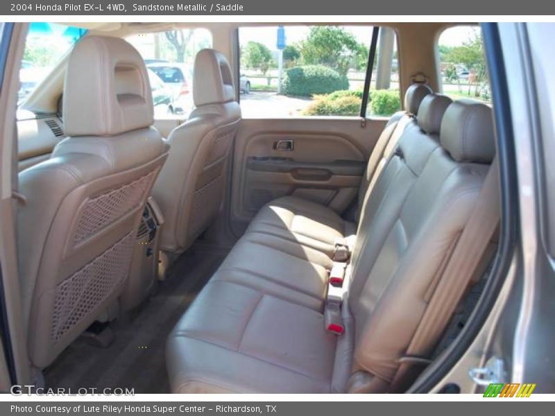 Sandstone Metallic / Saddle 2004 Honda Pilot EX-L 4WD
