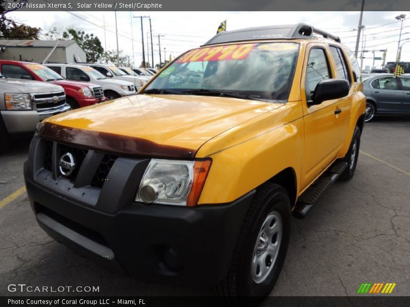 Solar Yellow / Steel/Graphite 2007 Nissan Xterra S