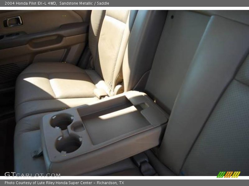 Sandstone Metallic / Saddle 2004 Honda Pilot EX-L 4WD