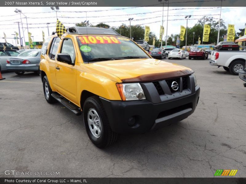 Solar Yellow / Steel/Graphite 2007 Nissan Xterra S