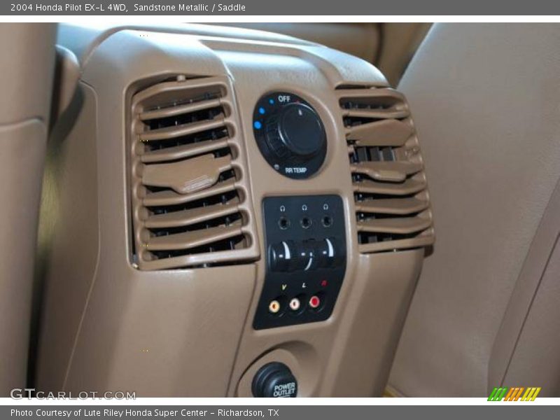Sandstone Metallic / Saddle 2004 Honda Pilot EX-L 4WD