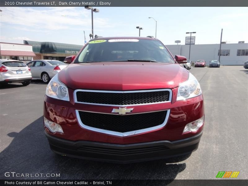 Dark Cherry Metallic / Ebony 2010 Chevrolet Traverse LT