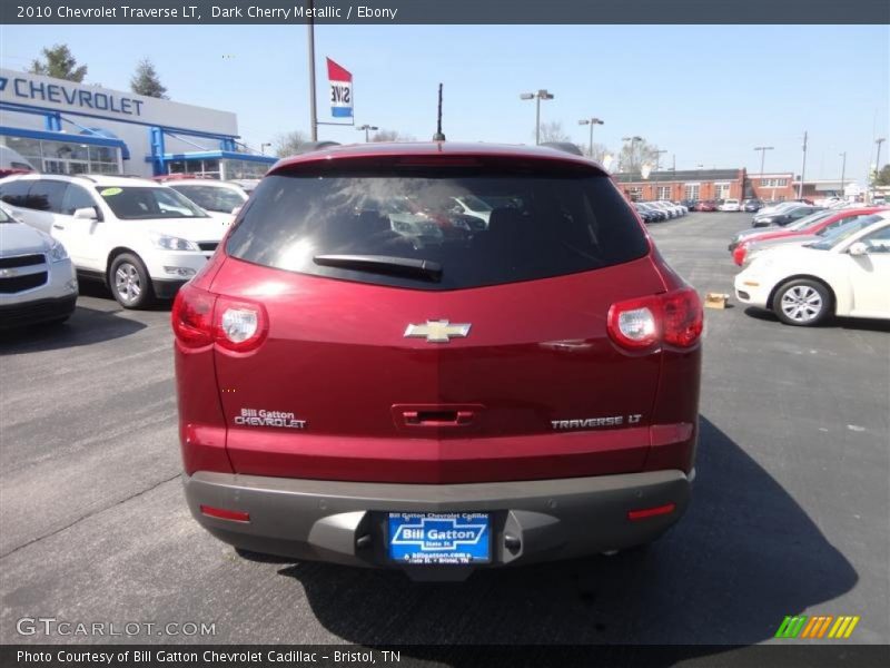 Dark Cherry Metallic / Ebony 2010 Chevrolet Traverse LT