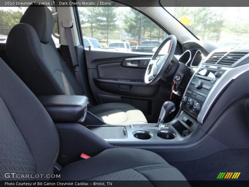 Dark Cherry Metallic / Ebony 2010 Chevrolet Traverse LT