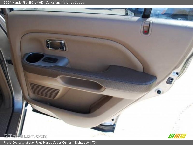 Sandstone Metallic / Saddle 2004 Honda Pilot EX-L 4WD