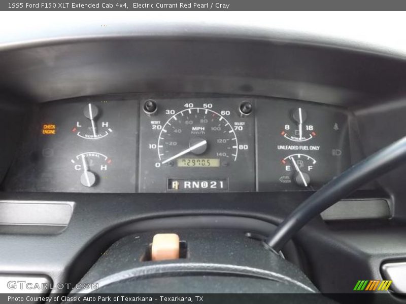  1995 F150 XLT Extended Cab 4x4 XLT Extended Cab 4x4 Gauges