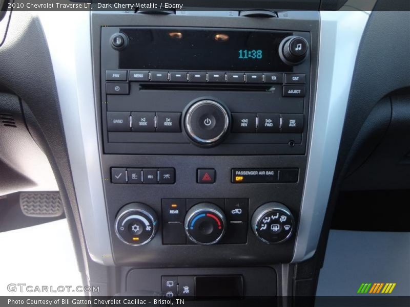 Dark Cherry Metallic / Ebony 2010 Chevrolet Traverse LT