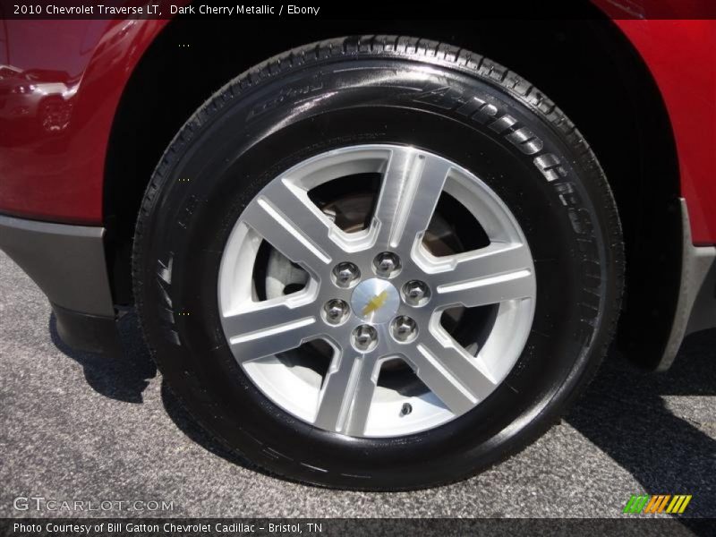 Dark Cherry Metallic / Ebony 2010 Chevrolet Traverse LT