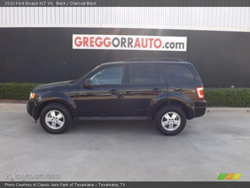 Black / Charcoal Black 2010 Ford Escape XLT V6