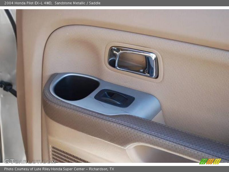 Sandstone Metallic / Saddle 2004 Honda Pilot EX-L 4WD