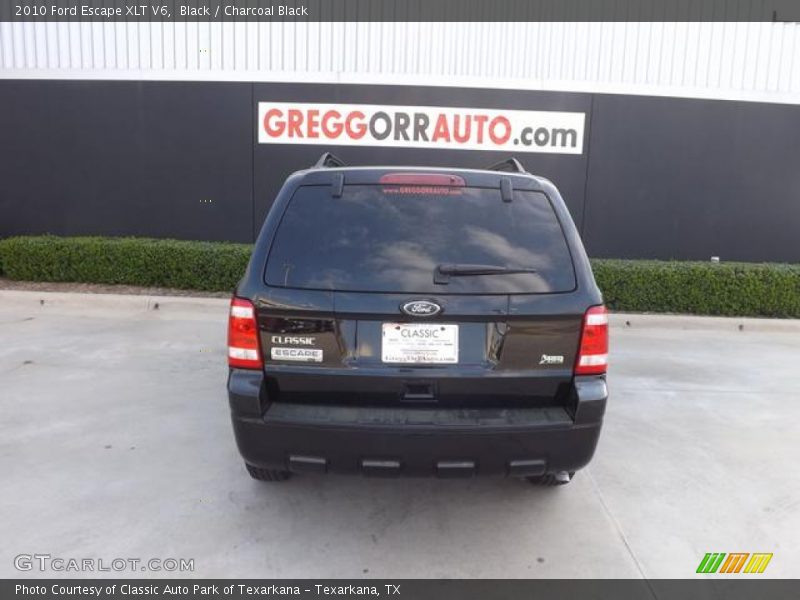 Black / Charcoal Black 2010 Ford Escape XLT V6