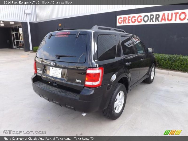 Black / Charcoal Black 2010 Ford Escape XLT V6