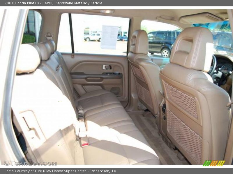 Sandstone Metallic / Saddle 2004 Honda Pilot EX-L 4WD