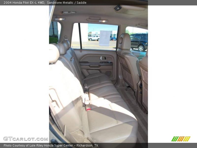 Sandstone Metallic / Saddle 2004 Honda Pilot EX-L 4WD
