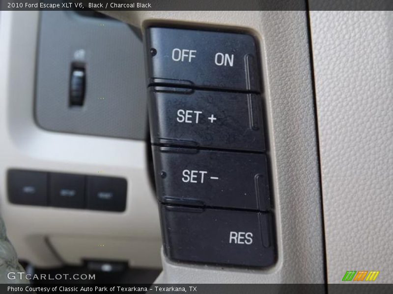 Black / Charcoal Black 2010 Ford Escape XLT V6