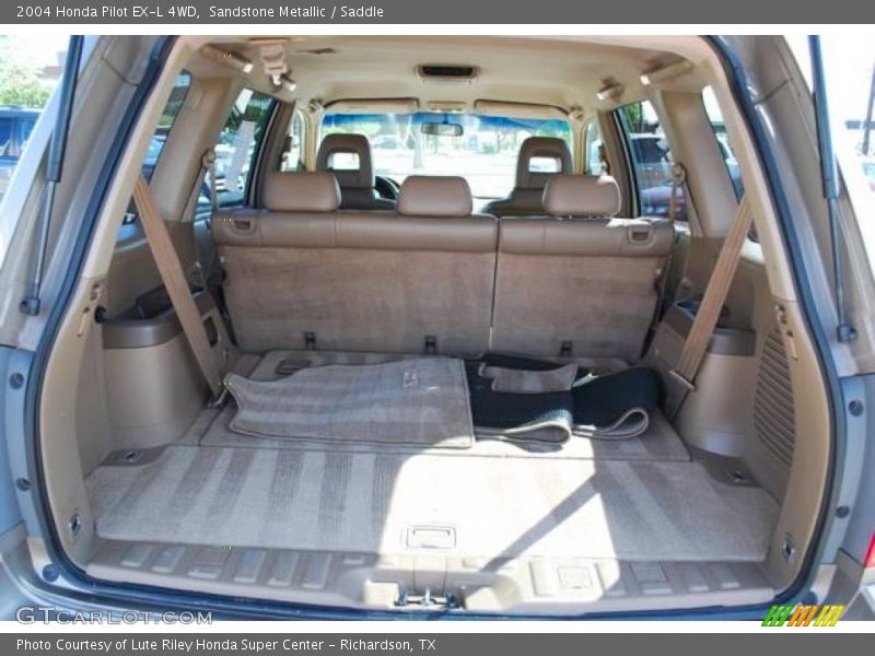 Sandstone Metallic / Saddle 2004 Honda Pilot EX-L 4WD