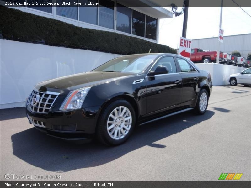 Black Raven / Ebony 2013 Cadillac CTS 3.0 Sedan