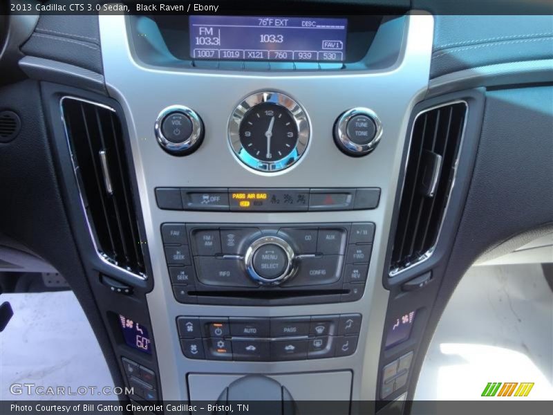Black Raven / Ebony 2013 Cadillac CTS 3.0 Sedan
