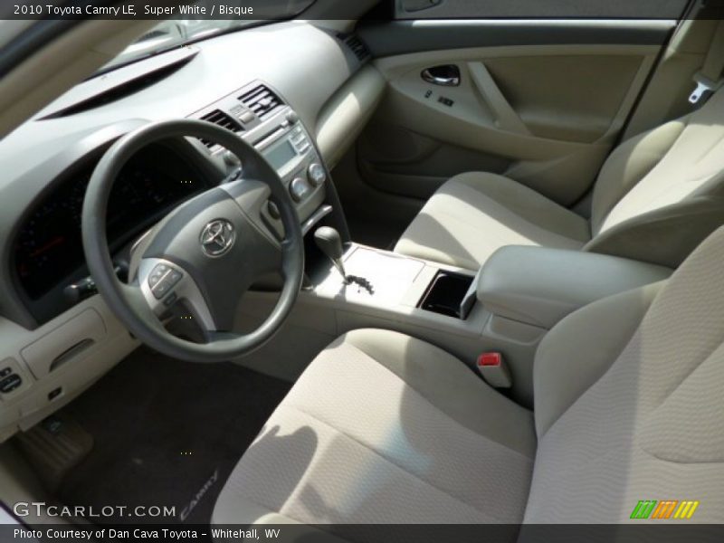 Super White / Bisque 2010 Toyota Camry LE