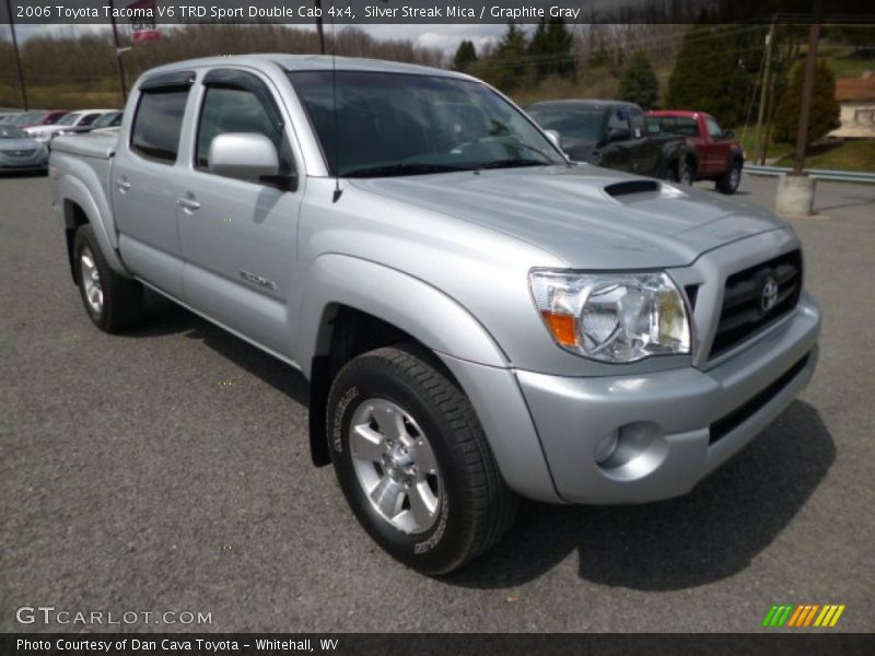 Silver Streak Mica / Graphite Gray 2006 Toyota Tacoma V6 TRD Sport Double Cab 4x4