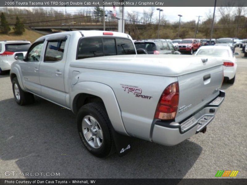 Silver Streak Mica / Graphite Gray 2006 Toyota Tacoma V6 TRD Sport Double Cab 4x4