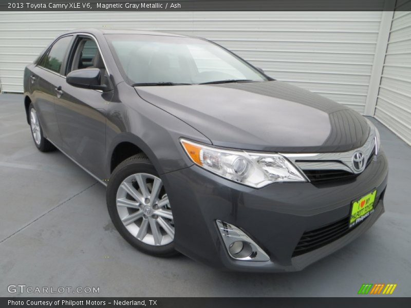 Magnetic Gray Metallic / Ash 2013 Toyota Camry XLE V6