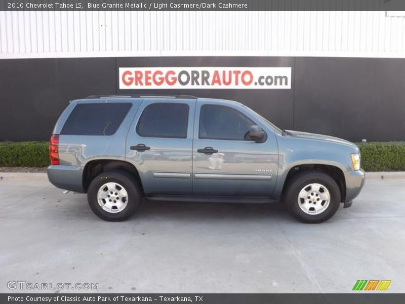 Blue Granite Metallic / Light Cashmere/Dark Cashmere 2010 Chevrolet Tahoe LS