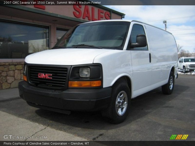 Summit White / Medium Pewter 2007 GMC Savana Van 1500 Cargo
