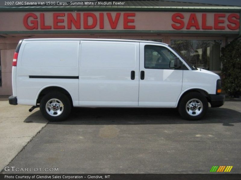 Summit White / Medium Pewter 2007 GMC Savana Van 1500 Cargo