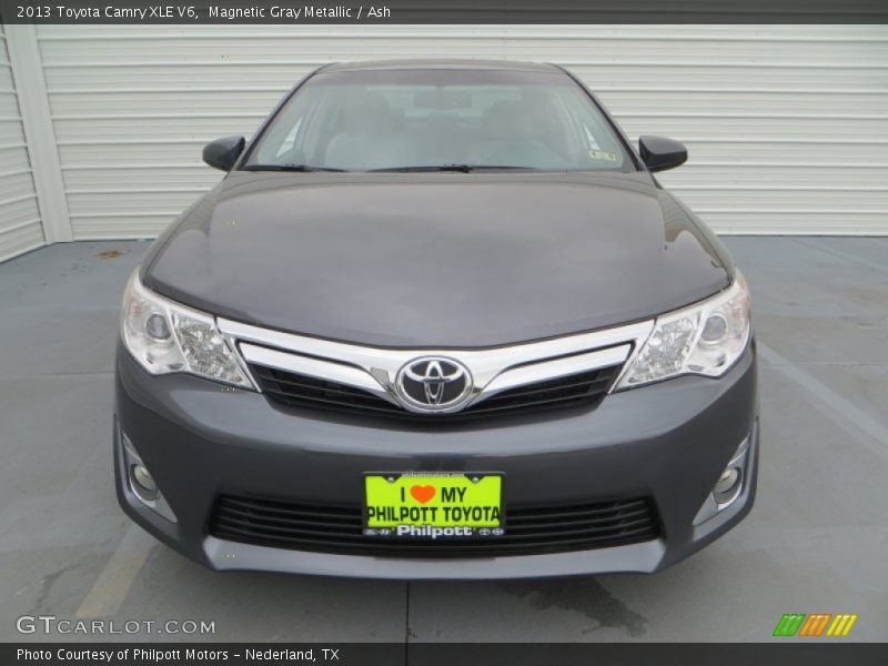Magnetic Gray Metallic / Ash 2013 Toyota Camry XLE V6