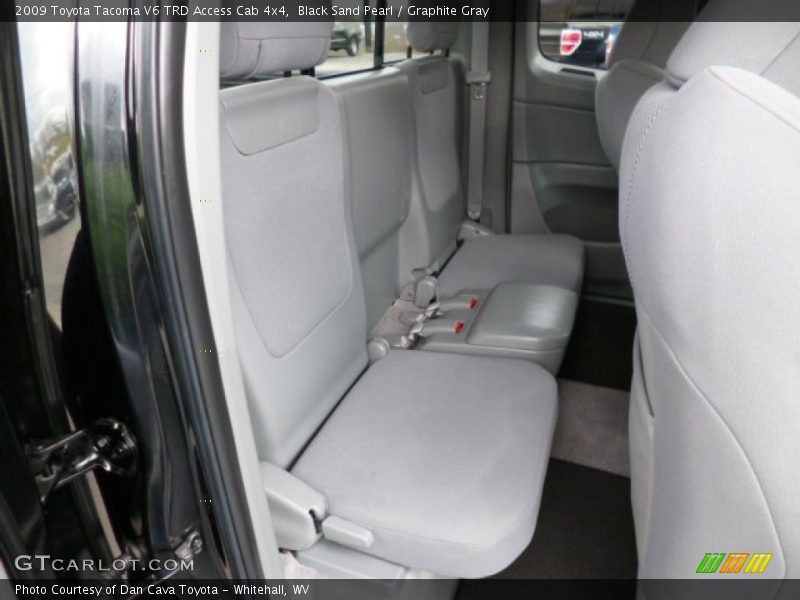 Black Sand Pearl / Graphite Gray 2009 Toyota Tacoma V6 TRD Access Cab 4x4