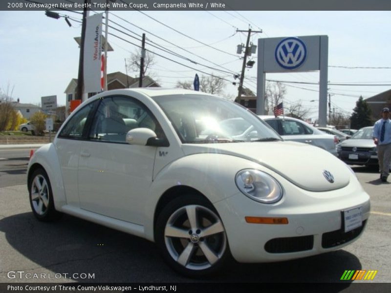 Campanella White / White 2008 Volkswagen New Beetle Triple White Coupe