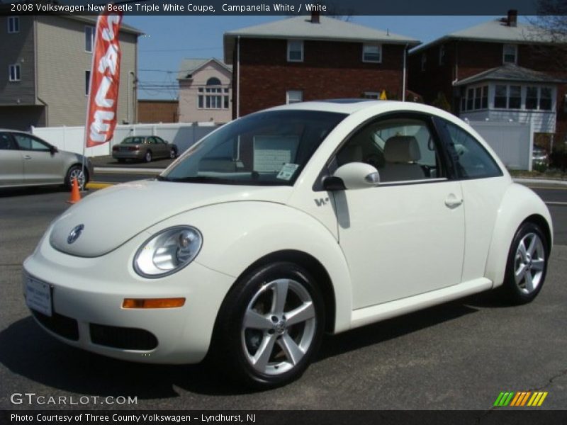 Campanella White / White 2008 Volkswagen New Beetle Triple White Coupe