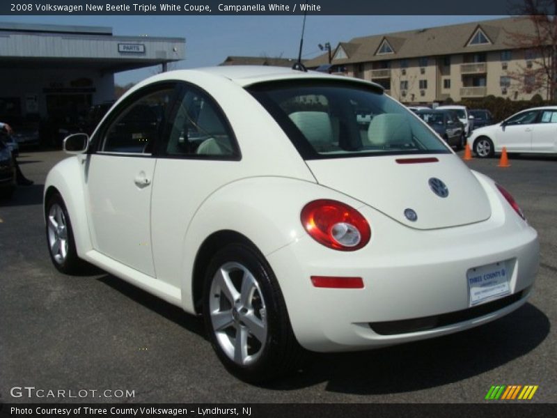 Campanella White / White 2008 Volkswagen New Beetle Triple White Coupe