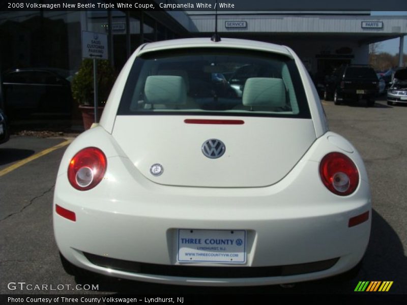 Campanella White / White 2008 Volkswagen New Beetle Triple White Coupe