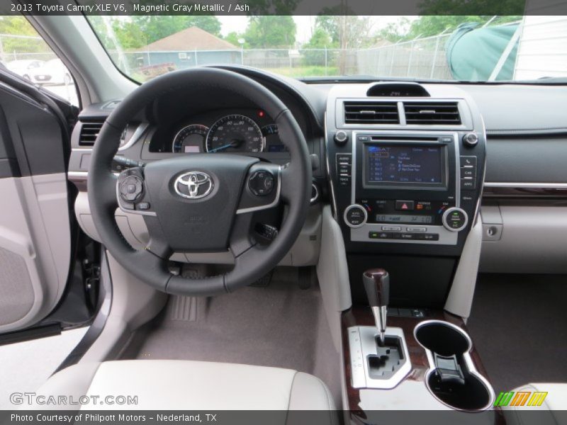 Magnetic Gray Metallic / Ash 2013 Toyota Camry XLE V6