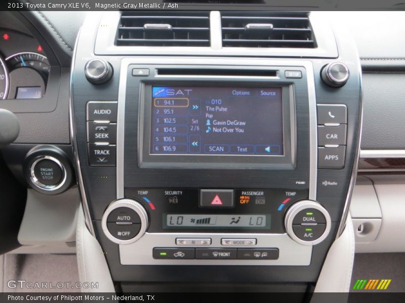 Magnetic Gray Metallic / Ash 2013 Toyota Camry XLE V6