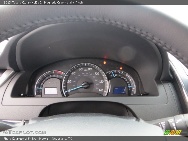 Magnetic Gray Metallic / Ash 2013 Toyota Camry XLE V6