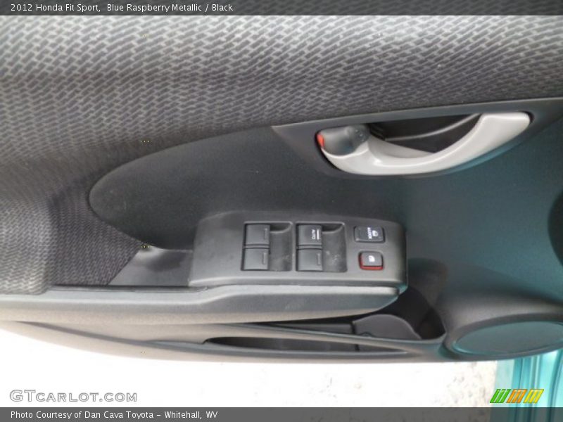 Blue Raspberry Metallic / Black 2012 Honda Fit Sport