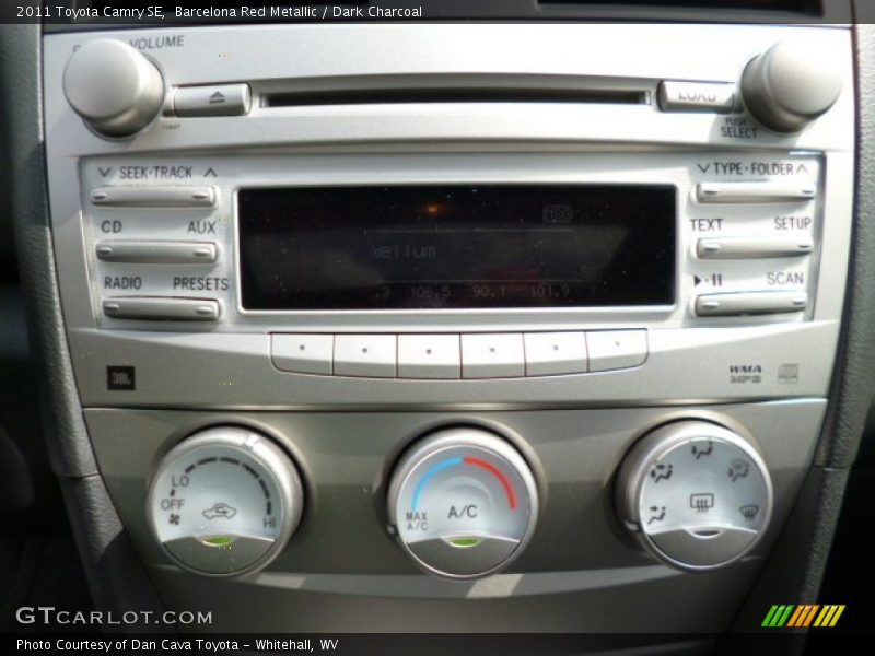 Barcelona Red Metallic / Dark Charcoal 2011 Toyota Camry SE