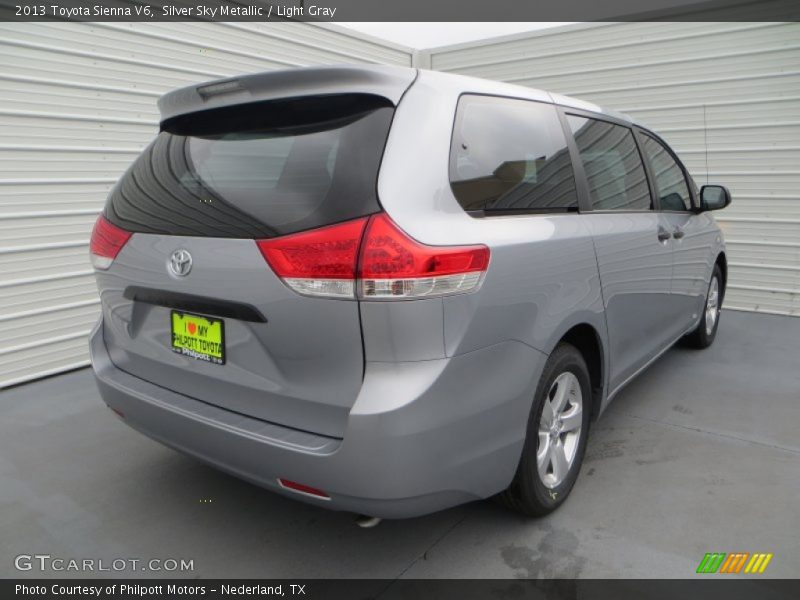 Silver Sky Metallic / Light Gray 2013 Toyota Sienna V6