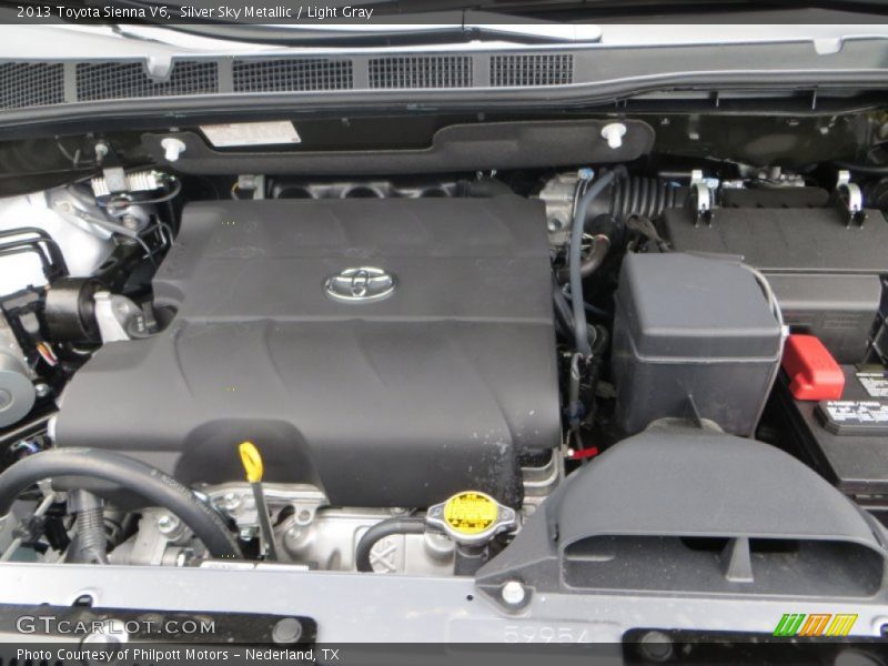 Silver Sky Metallic / Light Gray 2013 Toyota Sienna V6