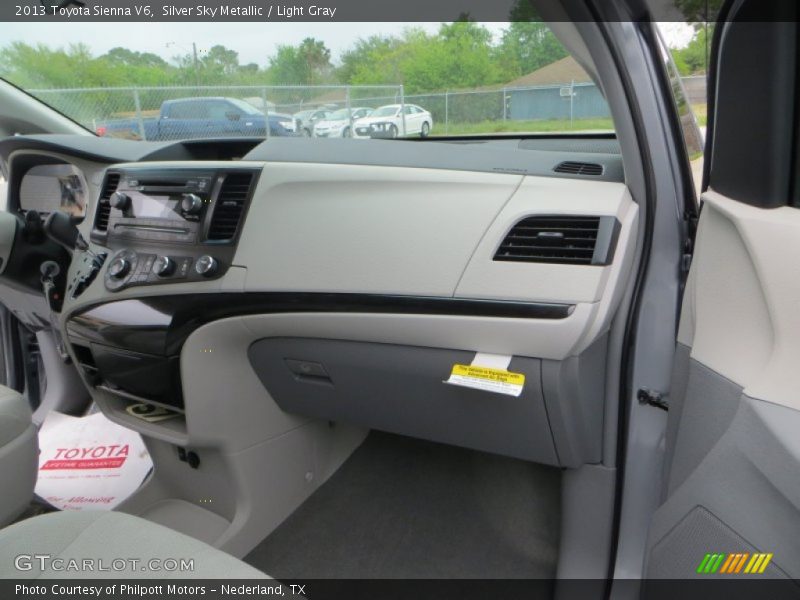 Silver Sky Metallic / Light Gray 2013 Toyota Sienna V6