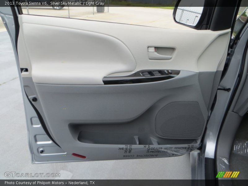 Silver Sky Metallic / Light Gray 2013 Toyota Sienna V6
