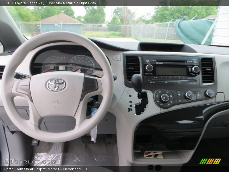 Silver Sky Metallic / Light Gray 2013 Toyota Sienna V6